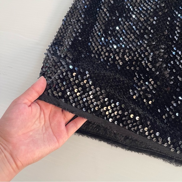 Zadig & Voltaire Raleg Tube Sequin Mini Dress Black - Picture 5 of 16